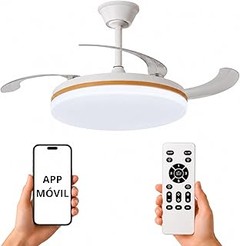 Guía para elegir el ventilador de techo con luz LED de madera adecuado