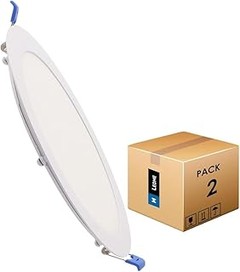Comparativa de diferentes potencias de focos LED para techo