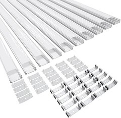 Comparativa de Perfiles para Tiras LED: Aluminio vs Plástico