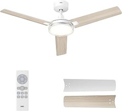 Cómo mantener ventiladores de techo con luz LED reversibles