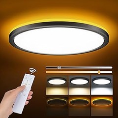 ¿Cuál es la durabilidad de las lámparas de techo LED negras?
