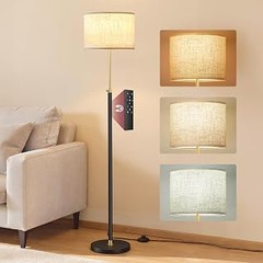 Lámparas de pie LED doradas