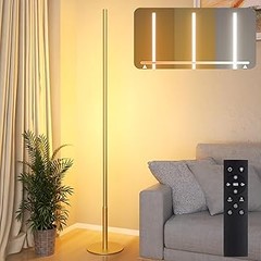 Las mejores lámparas de pie LED doradas para tu salón moderno