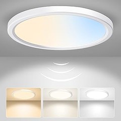 Plafones LED con sensor de movimiento: mejores opciones para exteriores