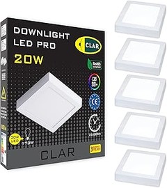 Plafones LED cuadrados de diseño moderno para un toque elegante