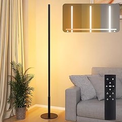 Lámparas de pie LED negras