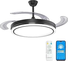 Pros y contras de los ventiladores de techo con luz LED negros