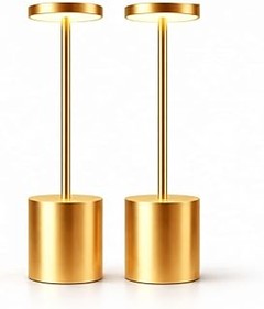 ¿Cuál es la vida útil promedio de una lámpara de mesa LED inalámbrica?