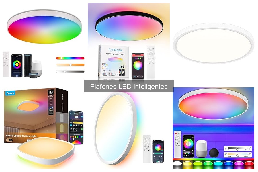 ** Ahorra en tu factura: Plafones LED inteligentes en la casa