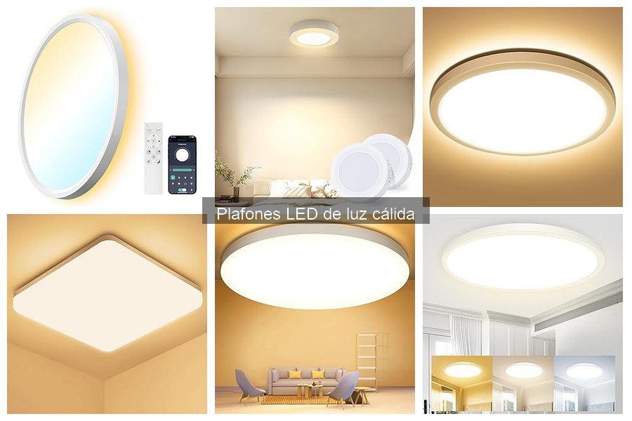 Ajusta el Brillo de tu Plafón LED de Luz Cálida Fácilmente