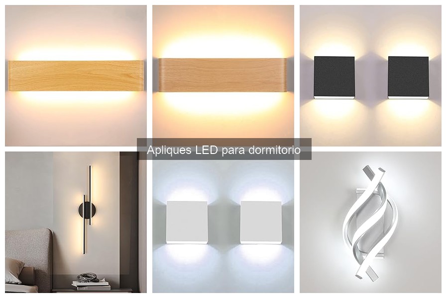 Alternativas a apliques LED en el dormitorio: Opciones eficaces