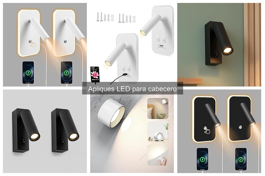 Alternativas a apliques LED para cabeceros en iluminación