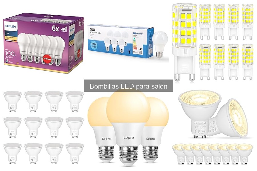 Alternativas a bombillas LED para salón: ¿vale la pena?