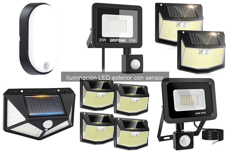 Alternativas a la iluminación LED exterior con sensor