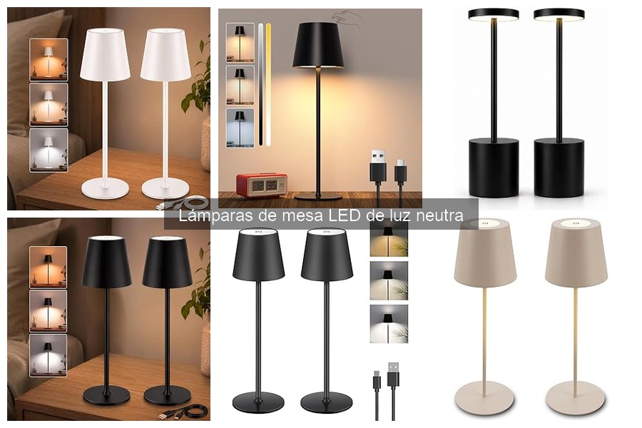 Alternativas a Lámparas de Mesa LED de Luz Neutra