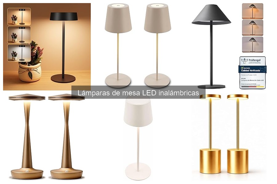 Alternativas a lámparas de mesa LED inalámbricas