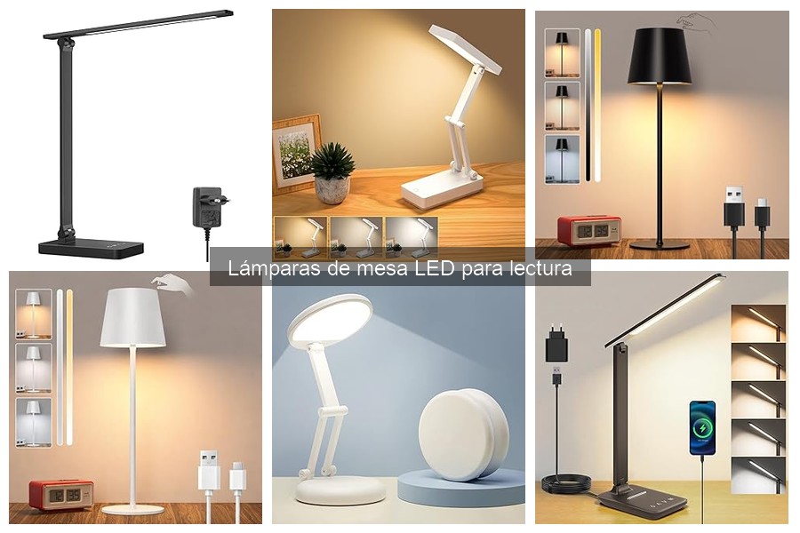 Alternativas a lámparas de mesa LED para lectura
