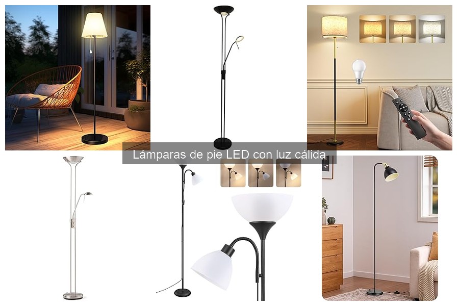 Alternativas a Lámparas de Pie LED con Luz Cálida