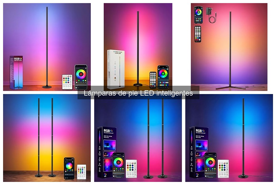 Alternativas a lámparas de pie LED inteligentes para tu hogar