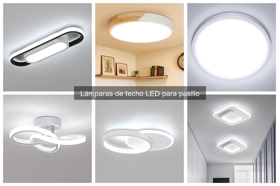 Alternativas a lámparas de techo LED para pasillos