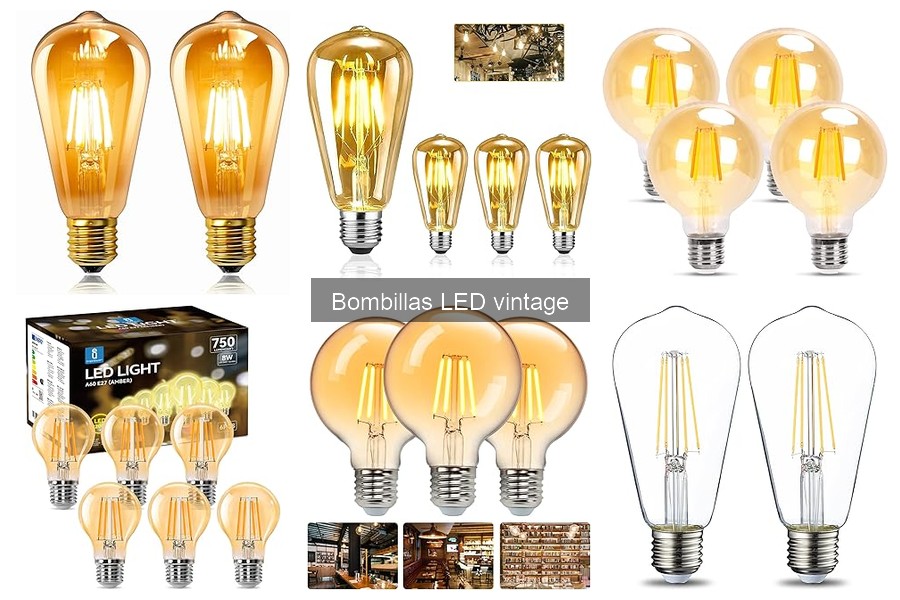 Alternativas a las bombillas LED vintage para un hogar acogedor