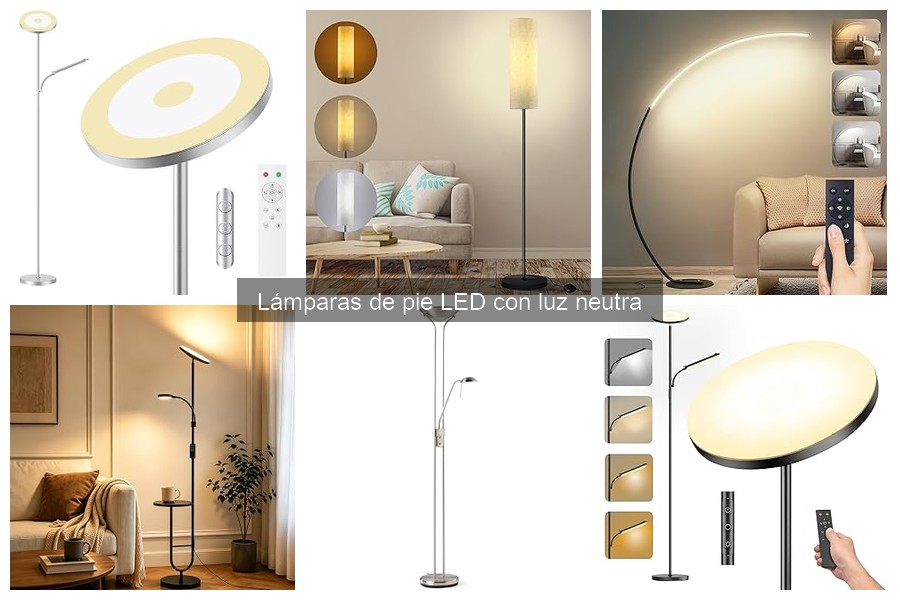Alternativas a las Lámparas de Pie LED con Luz Neutra