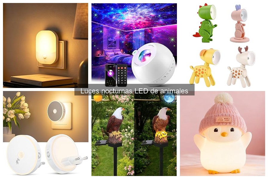 Alternativas a las luces nocturnas LED de animales