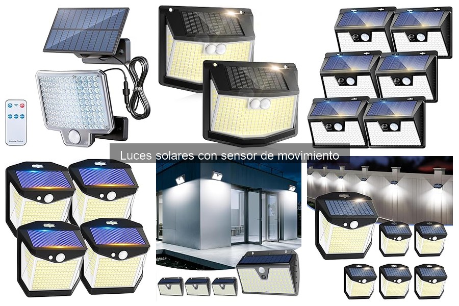 Alternativas a las luces solares con sensor de movimiento