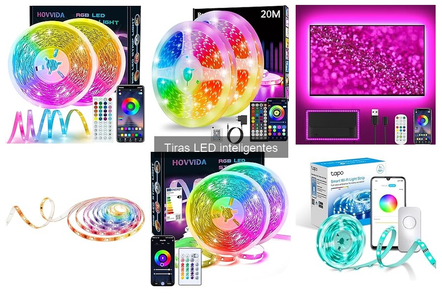 Alternativas a las tiras LED inteligentes para iluminar tu hogar