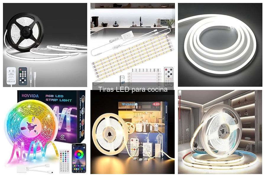 Alternativas a las tiras LED para iluminar tu cocina