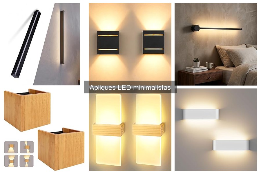 Alternativas a los Apliques LED Minimalistas para tu Hogar
