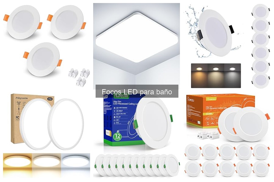 Alternativas a los Focos LED para Baño: Opciones Viables