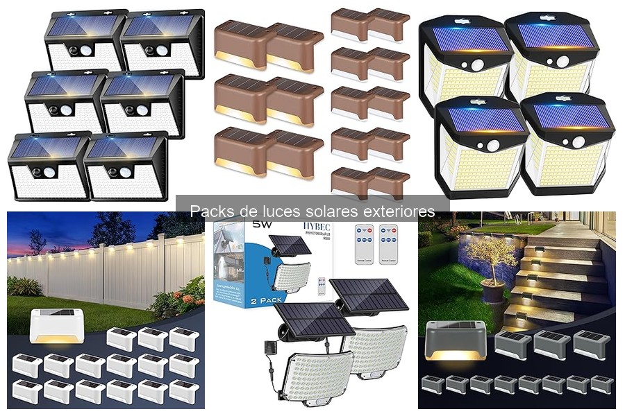Alternativas a los Packs de Luces Solares Exteriores