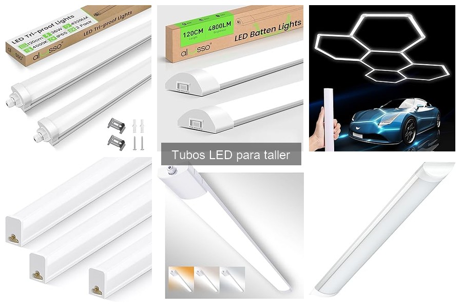 Alternativas a los tubos LED para iluminación de taller