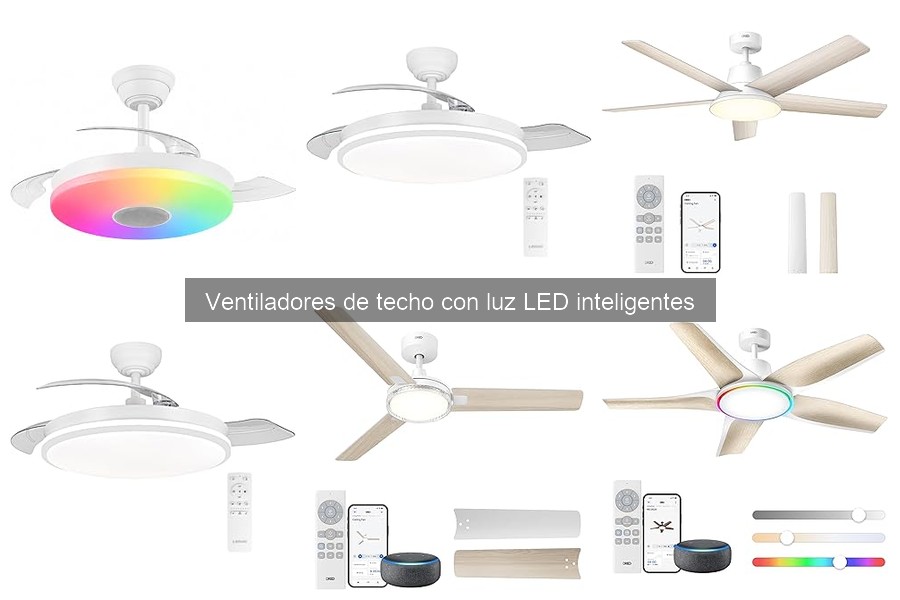 Alternativas a los ventiladores de techo LED inteligentes