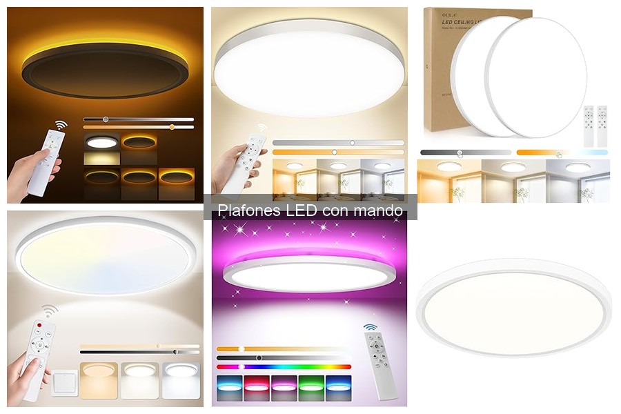 ** Alternativas a Plafones LED con Mando: Opciones Innovadoras