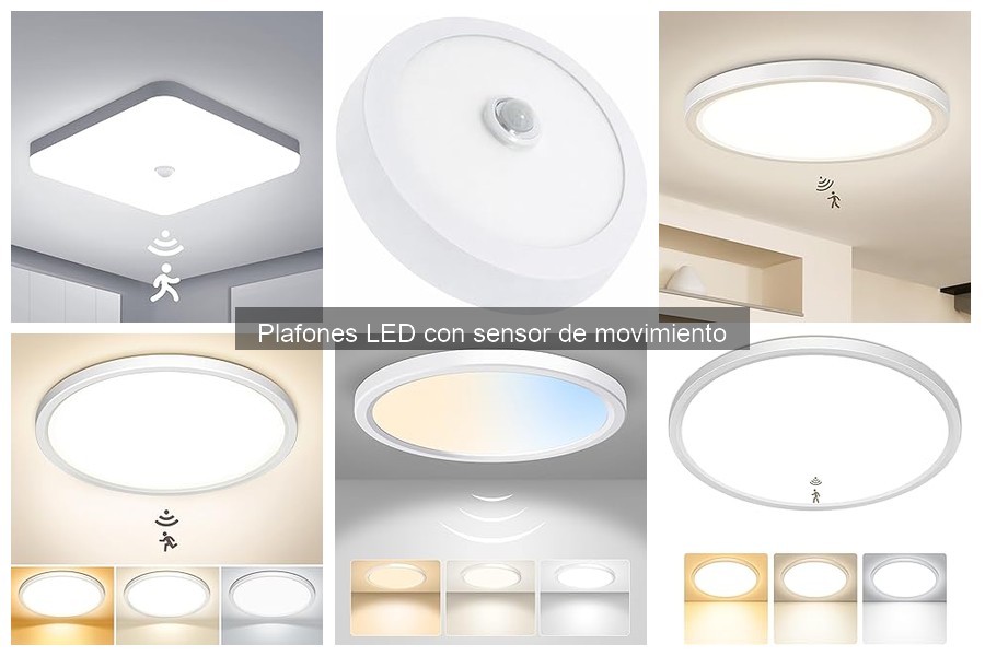 Alternativas a Plafones LED con Sensor de Movimiento