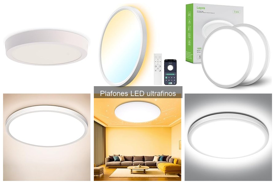 Alternativas a Plafones LED Ultrafinos en Espacios Pequeños