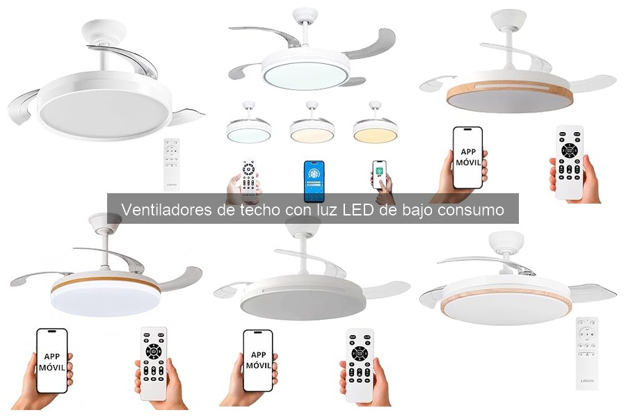 Alternativas ecológicas a ventiladores de techo con luz LED