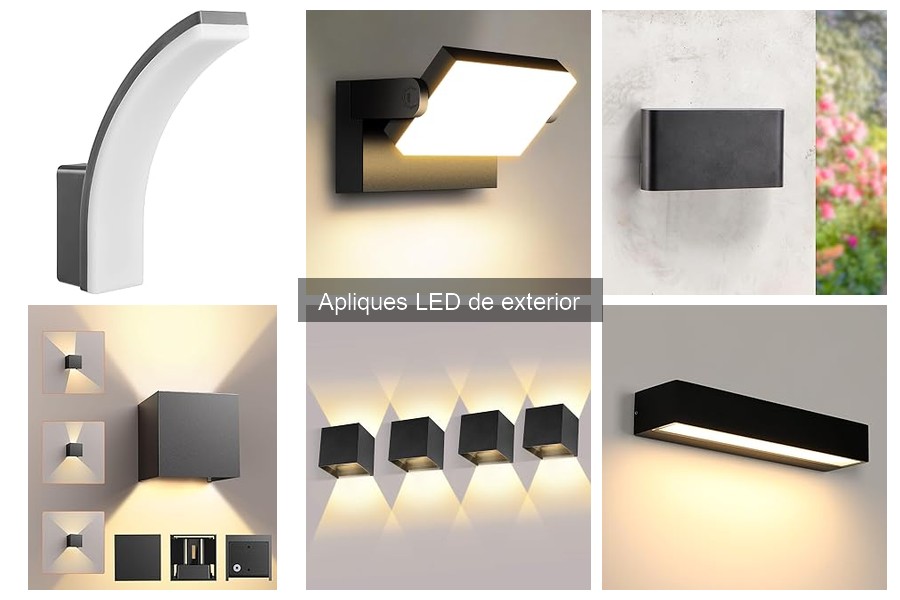 Apliques LED de exterior para mejorar la seguridad del hogar