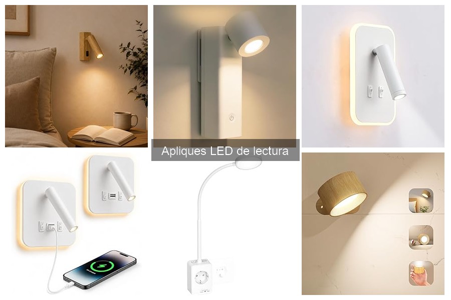 Apliques LED de lectura con control remoto: ¿valen la pena?