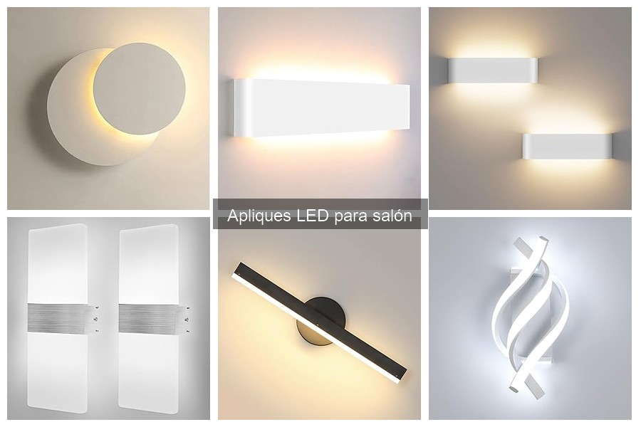 Apliques LED: Impacto en la Decoración del Salón