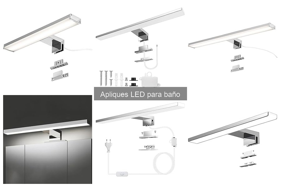Apliques LED para baño: características y ventajas