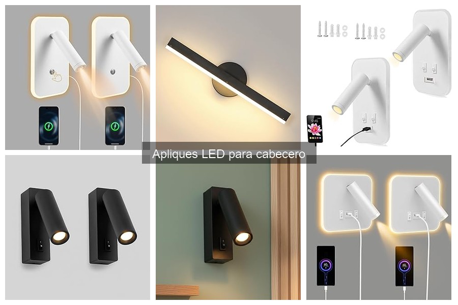 Apliques LED Regulables para Cabecero: Beneficios y Usos