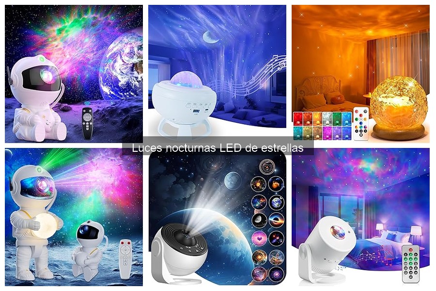 Beneficios de las luces nocturnas LED de estrellas para dormir