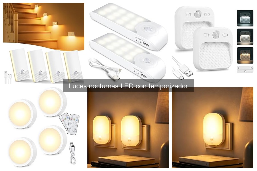 Beneficios del temporizador en luces nocturnas LED