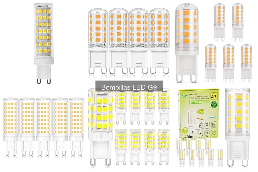 Bombillas LED G9 para Exteriores: Resistentes y Eficientes