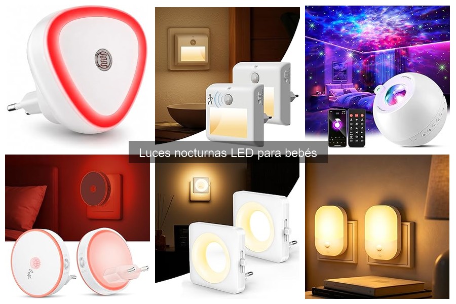 Características clave de luces nocturnas LED para bebés