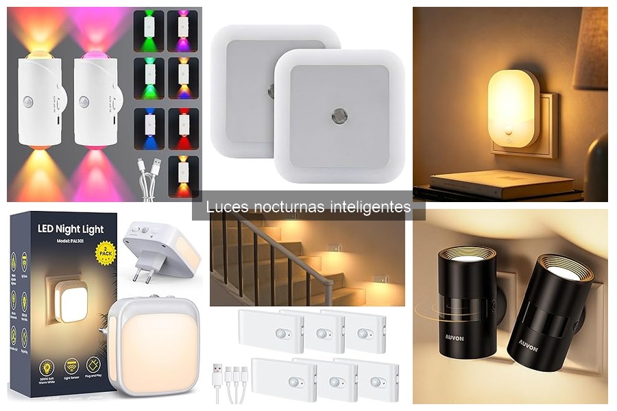 Características esenciales de luces nocturnas inteligentes