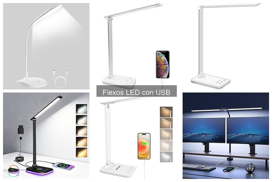 Características Técnicas de Flexos LED con USB para Elegir